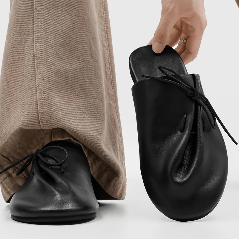 Leren Mule